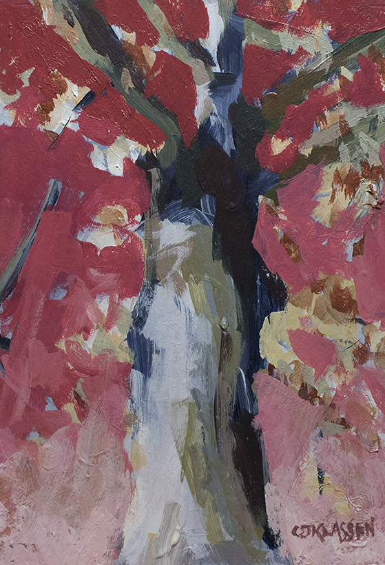 Painting of a sprint tree